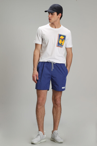 Aldor Men's Swim Shorts Sax - Thumbnail