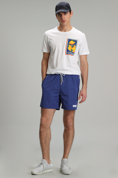 Aldor Men's Swim Shorts Sax - Thumbnail