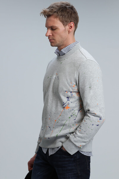 Alexander Erkek Sweatshirt Gri - Thumbnail