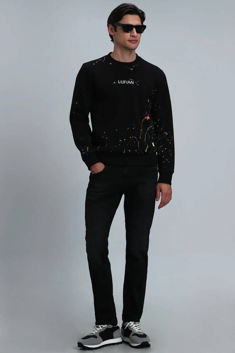 Alexander Erkek Sweatshirt Siyah