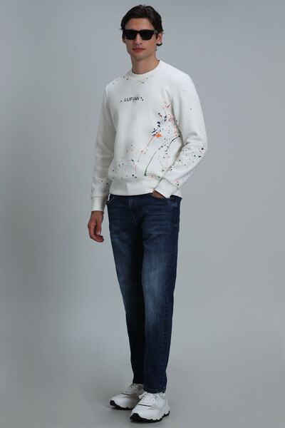 Alexander Men's Sweatshirt Off White - Thumbnail