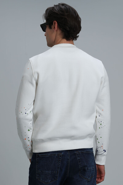 Alexander Men's Sweatshirt Off White - Thumbnail