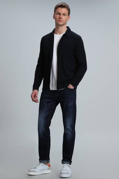 Alter Men's Sweater Navy Blue - Thumbnail