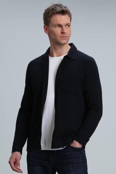 Alter Men's Sweater Navy Blue - Thumbnail