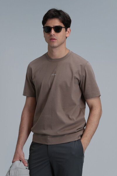 Antony Modern Graphic T-Shirt Camel Hair - 3