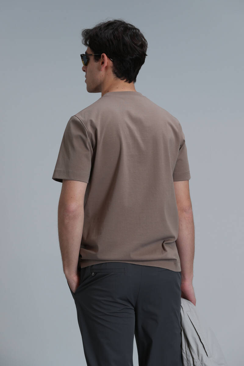 Antony Modern Graphic T-Shirt Camel Hair - 6