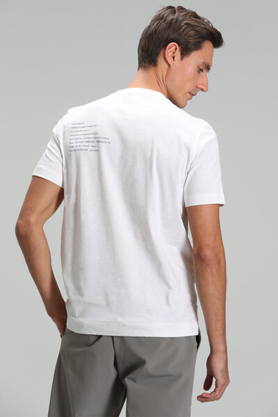 Ash Modern Grafik T- Shirt Beyaz - 6