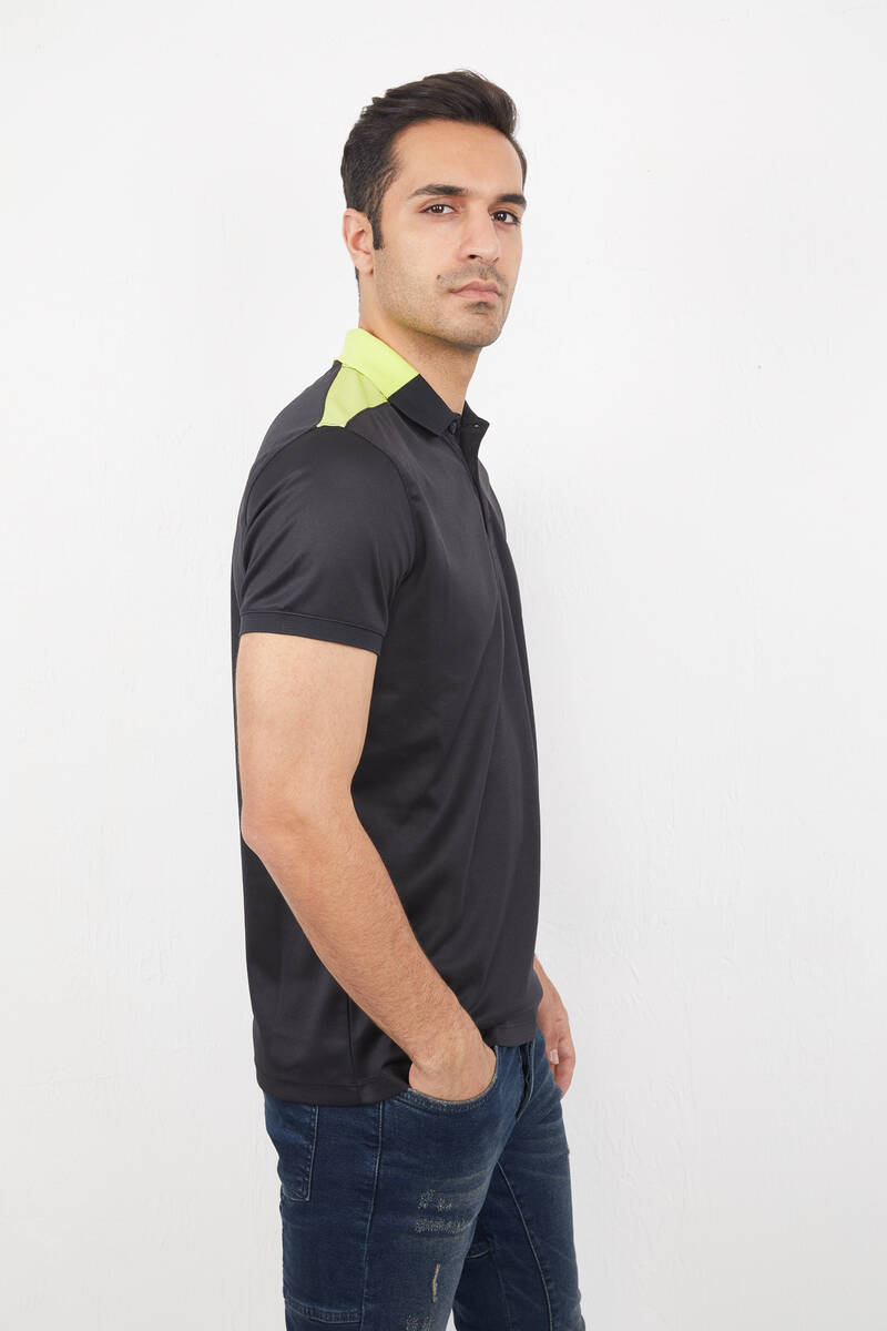 Bandon Polo Men's T-Shirt Black - 2