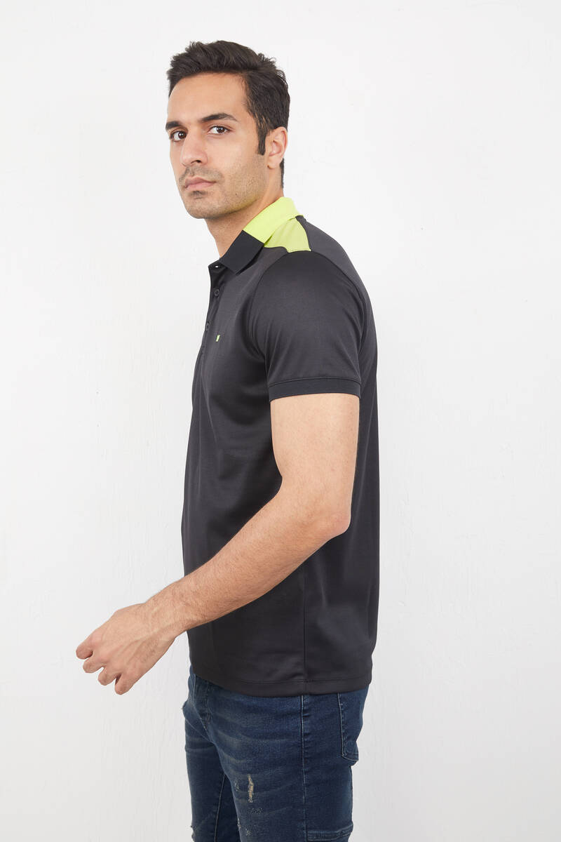 Bandon Polo Men's T-Shirt Black - 3