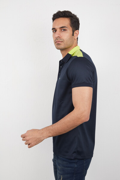 Bandon Polo Men's T-Shirt Navy Blue - 3