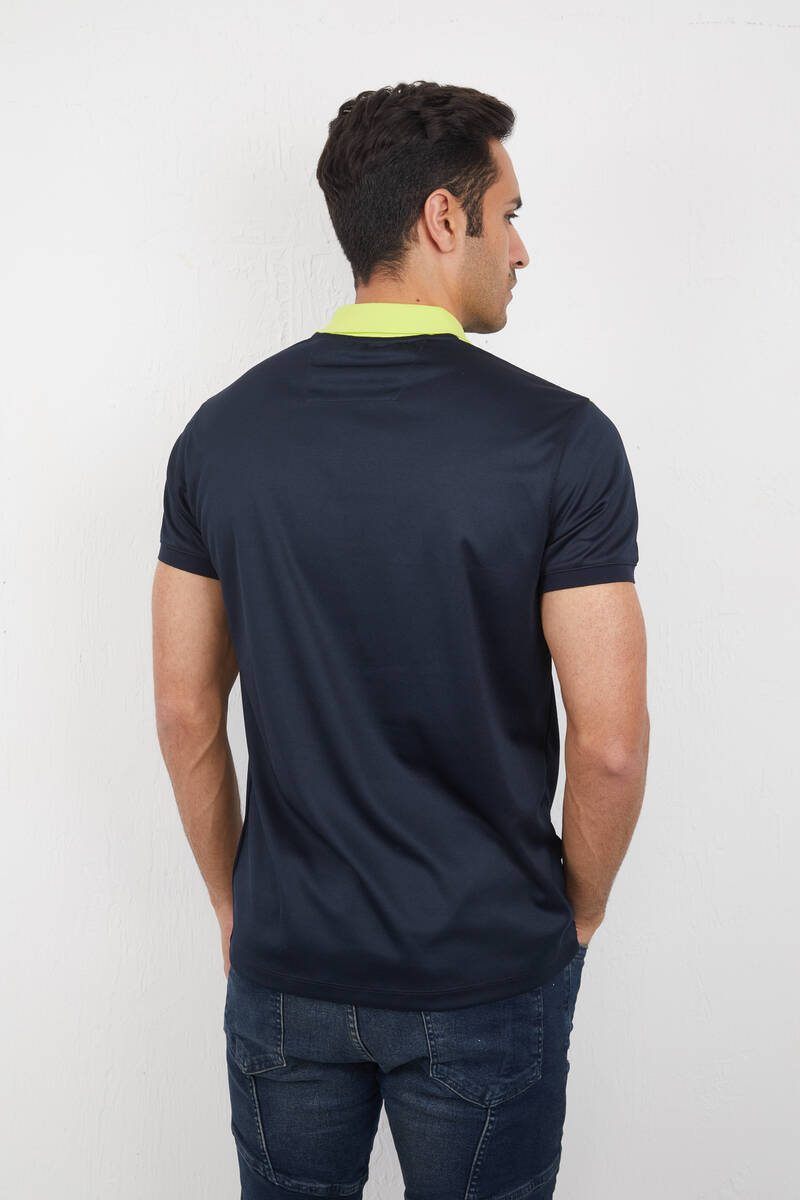 Bandon Polo Men's T-Shirt Navy Blue - 5