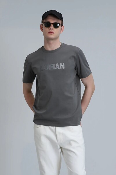 Benjamın Modern Grafik T-Shirt Yeşil - 2