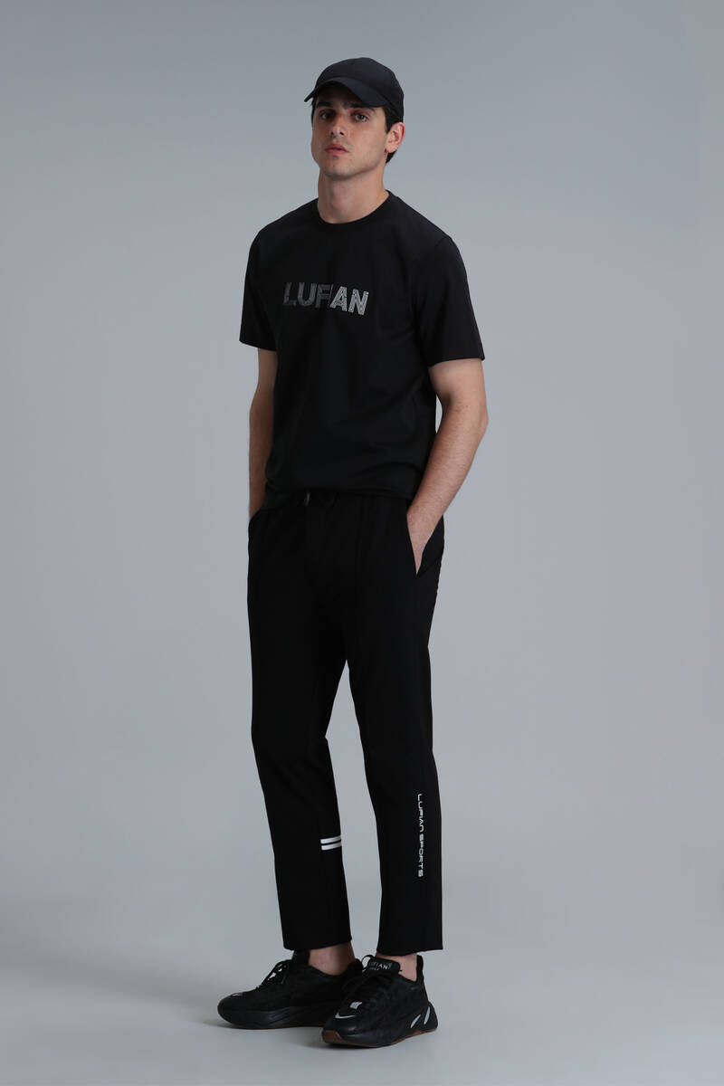 Benjamin's Modern Graphic T-Shirt Black - 4