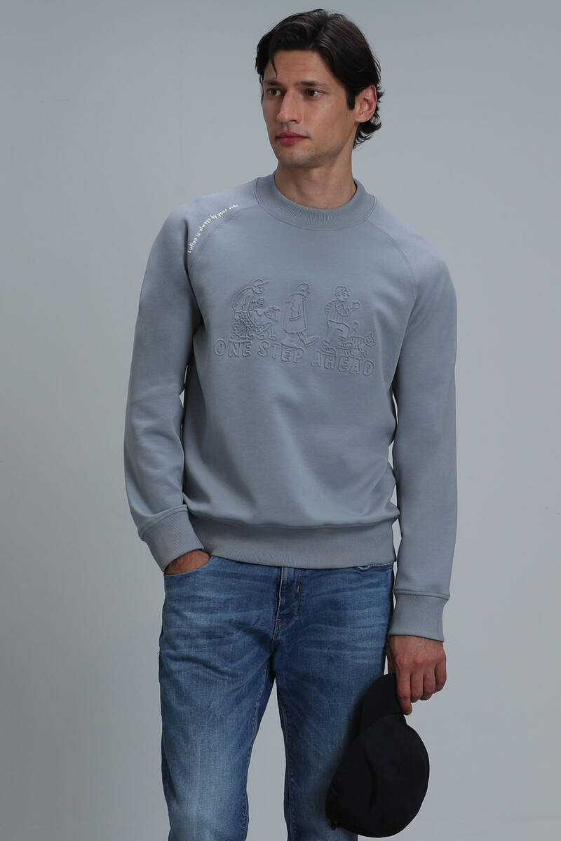 Bert Erkek Sweatshirt Mavi