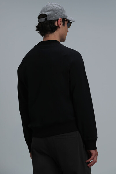 Bert Men's Sweatshirt Black - Thumbnail