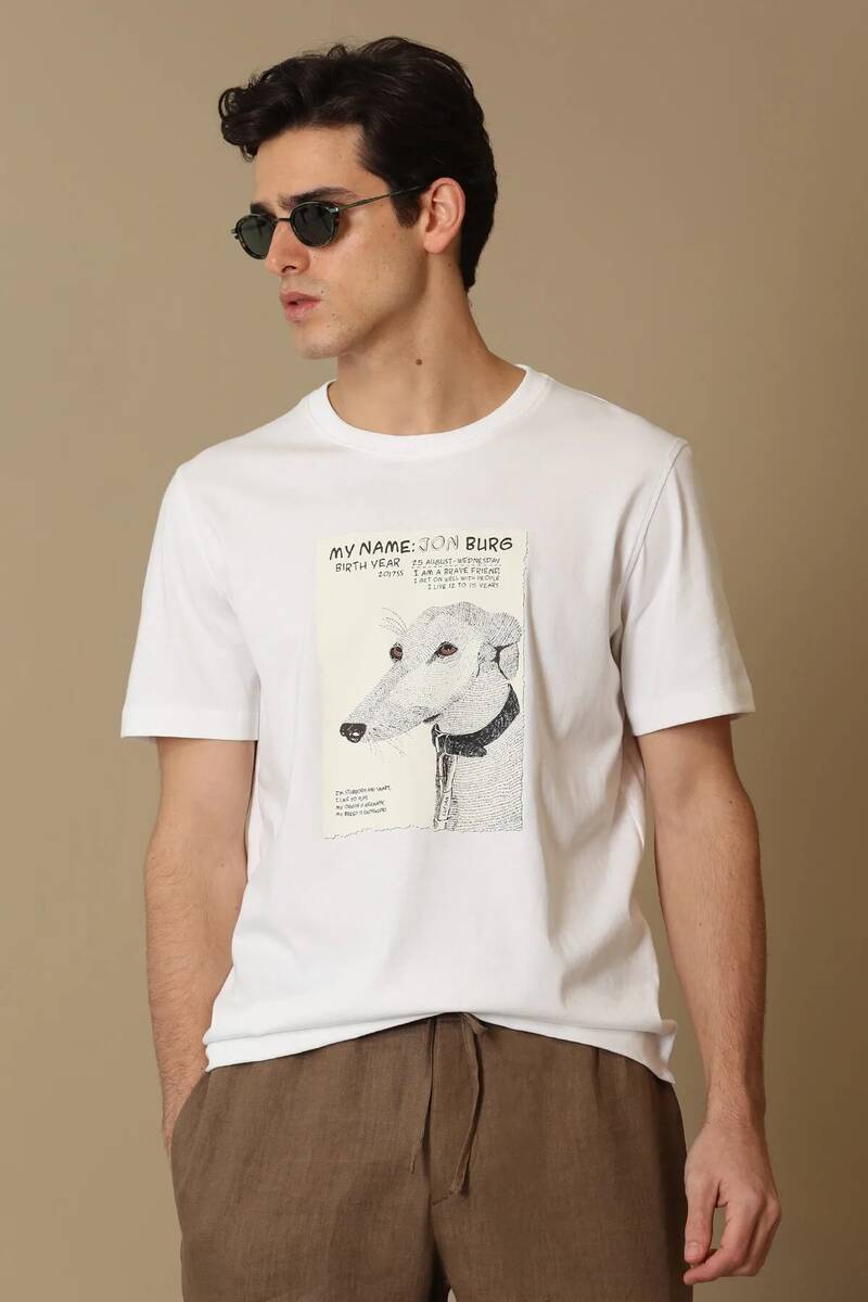 Best Men's Graphic Basic T-Shirt White