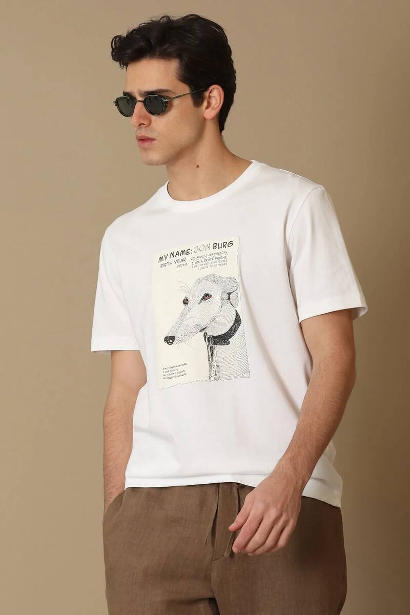 Best Men's Graphic Basic T-Shirt White