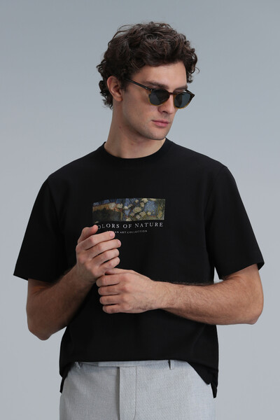 Bıanca Modern Graphic T-Shirt Black - 5