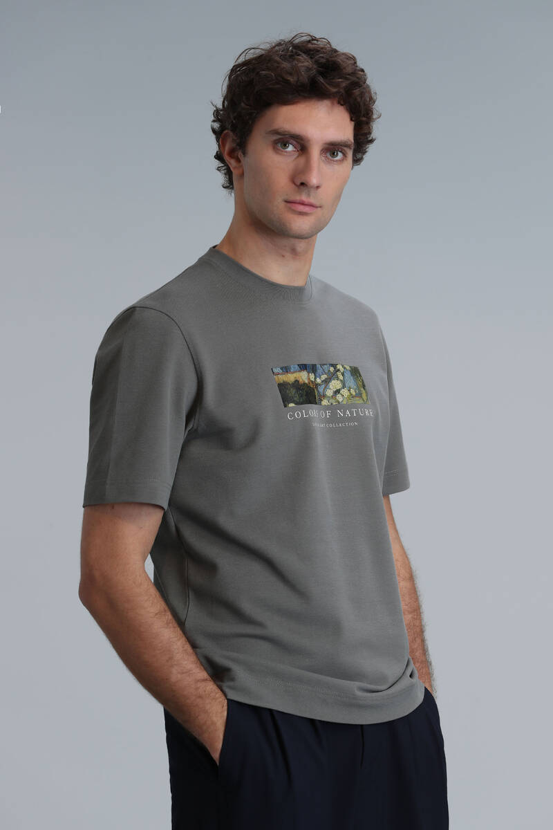 Bıanca Modern Graphic T- Shirt Nefti Green - 1