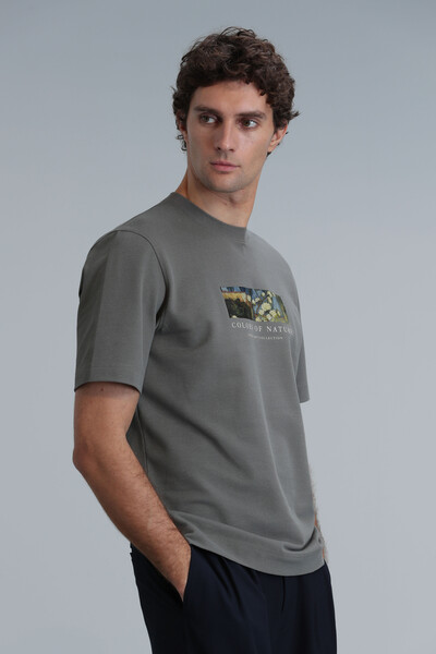 Bıanca Modern Graphic T- Shirt Nefti Green - 5