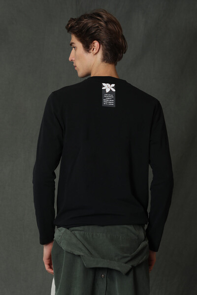 Blend Men's Long Sleeve T-Shirt Black - Thumbnail