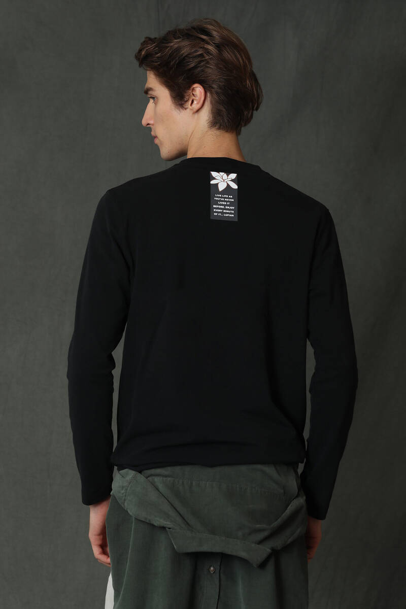 Blend Men's Long Sleeve T-Shirt Black