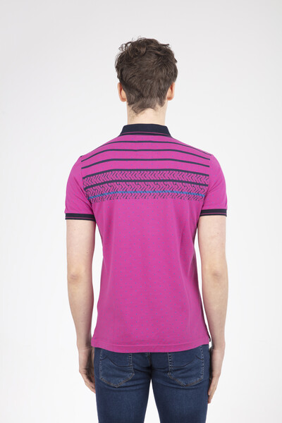 Brent Polo Men's T-Shirt Pink - 4