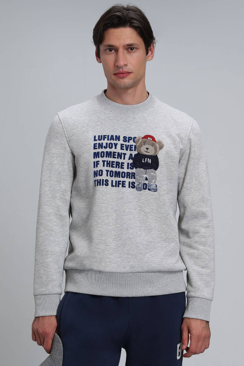 Bud Erkek Sweatshirt Gri