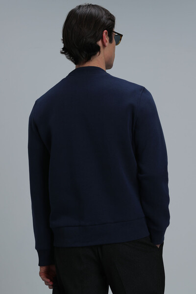 Bud Men's Sweatshirt Navy Blue - Thumbnail