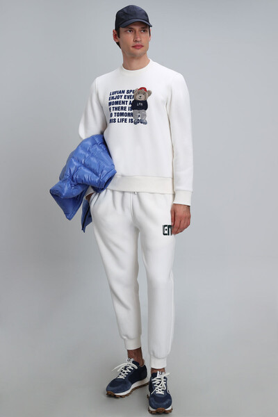 Bud Men's Sweatshirt Off White - Thumbnail