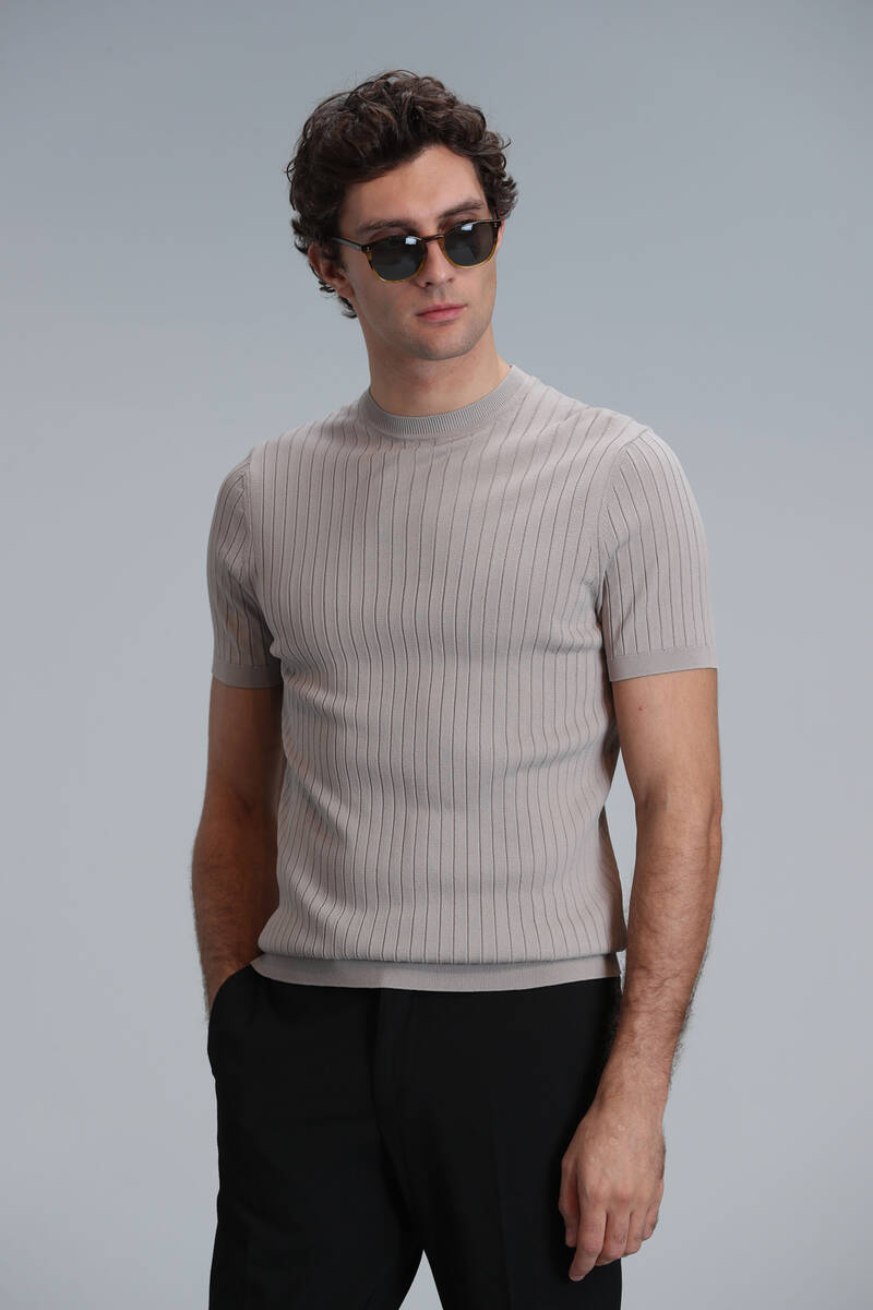 Class Men's Sweater Beige