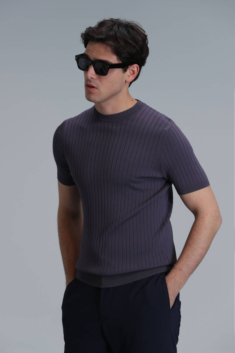 Class Men's Sweater Plum