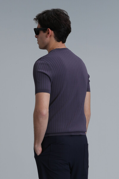 Class Men's Sweater Plum - Thumbnail