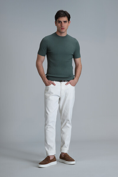 Class Men's Sweater Smoke Green - Thumbnail