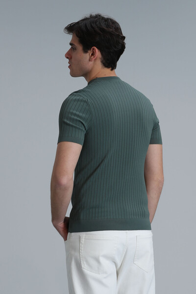 Class Men's Sweater Smoke Green - Thumbnail