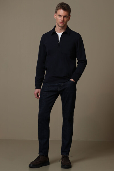 Dani Men's Sweatshirt Navy Blue - Thumbnail