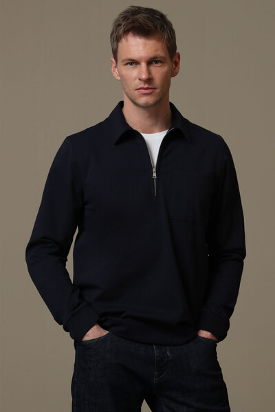 Dani Men's Sweatshirt Navy Blue - Thumbnail