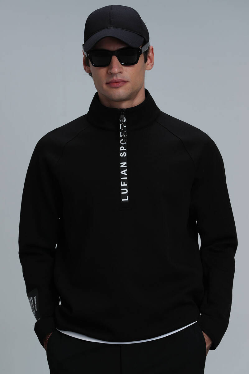 Davın Men's Sweatshirt Black