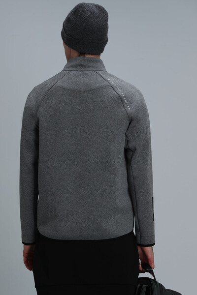 Davın Men's Sweatshirt Gray - Thumbnail