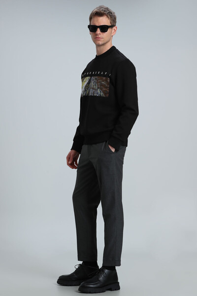 Dean Men's Sweatshirt Black - Thumbnail