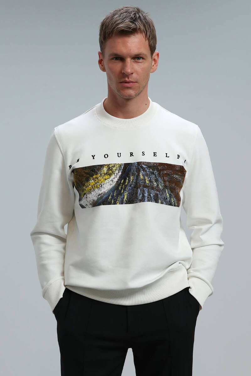 Dean Men's Sweatshirt Off White