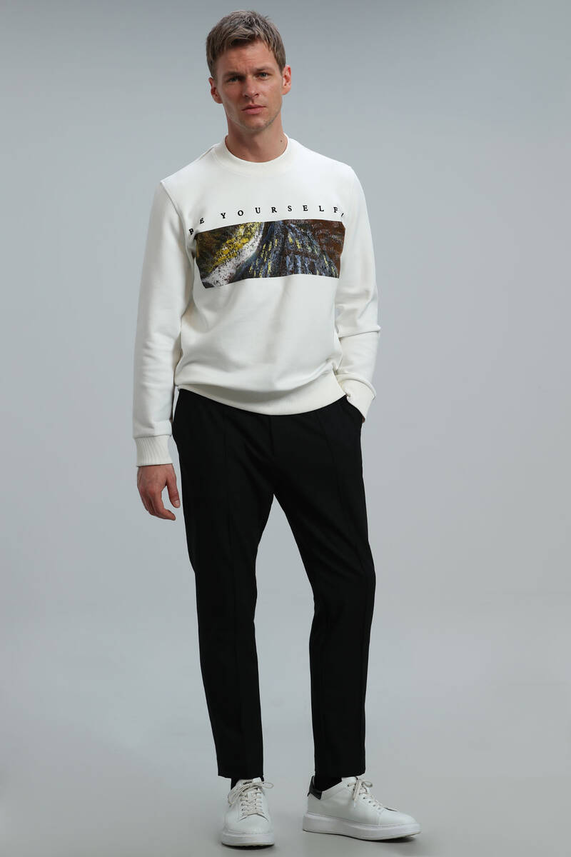 Dean Men's Sweatshirt Off White