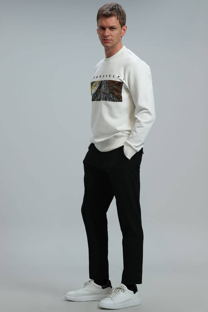 Dean Men's Sweatshirt Off White