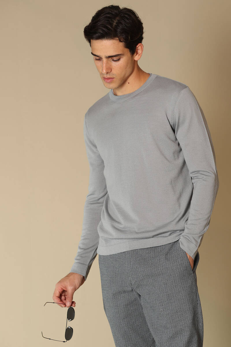 Dion Woolen Men's Sweater Gray