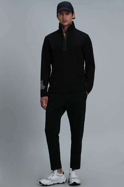 LUFIAN - Earl Men's Sweatshirt Black (1)