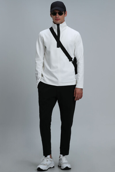 LUFIAN - Earl Men's Sweatshirt Off White (1)