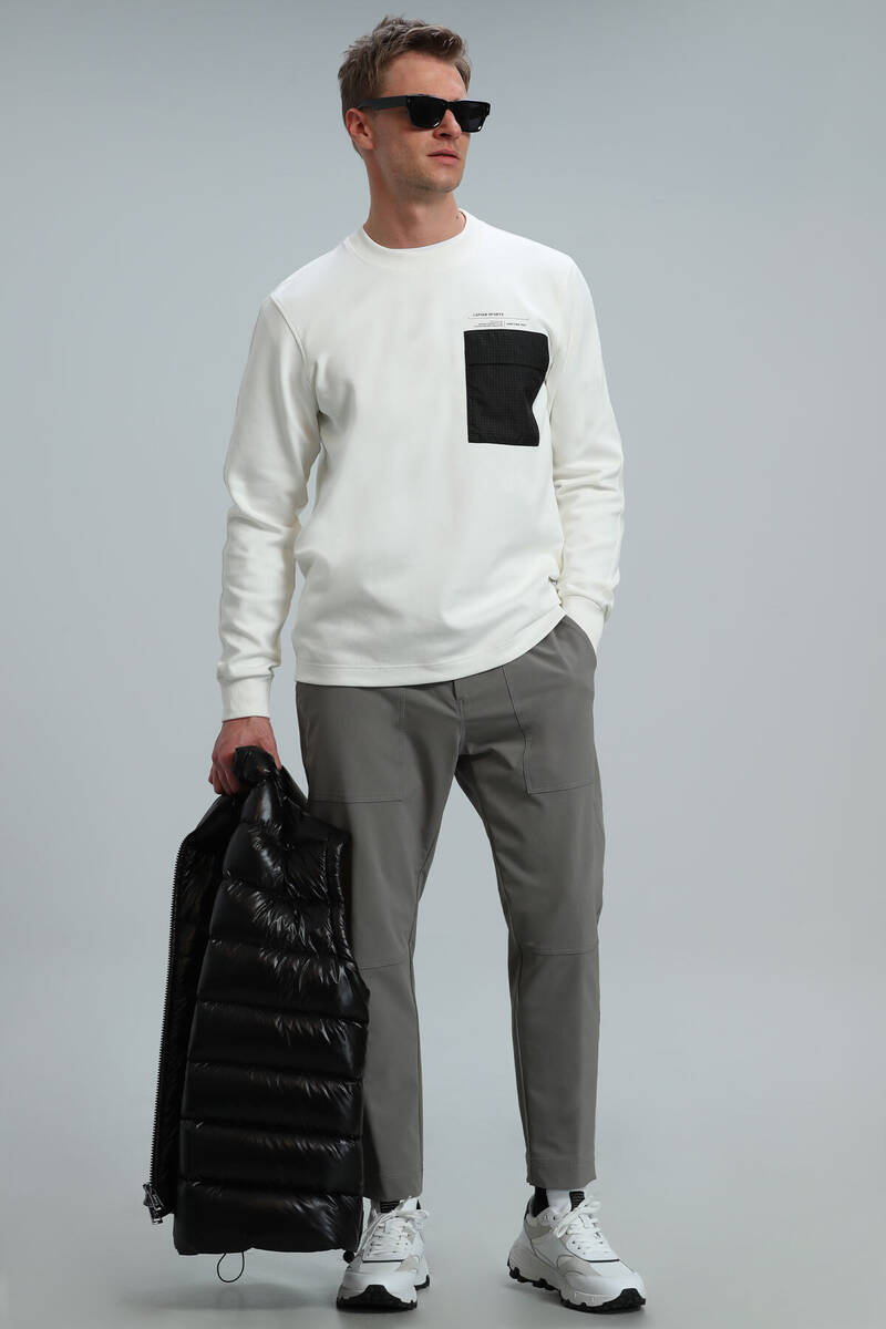 Eldon Men's Sweatshirt Off White