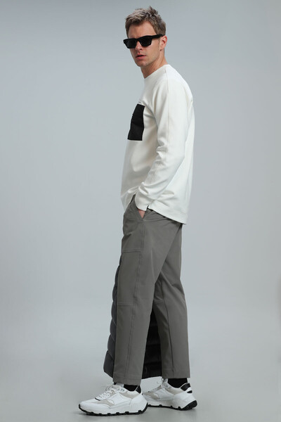 Eldon Men's Sweatshirt Off White - Thumbnail