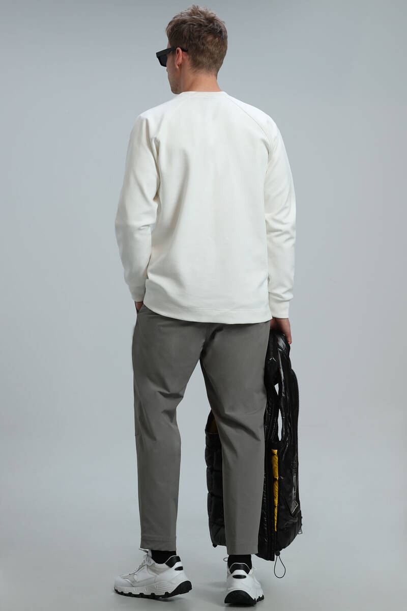 Eldon Men's Sweatshirt Off White