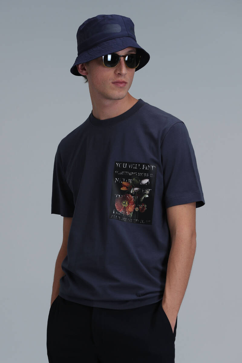 Exotıc Modern Grafik T- Shirt Antrasit